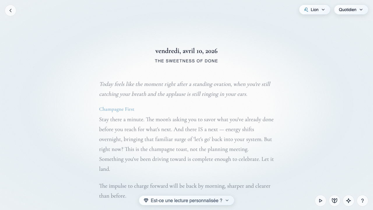 La voix bien-etre -- chaleureuse, sans jargon