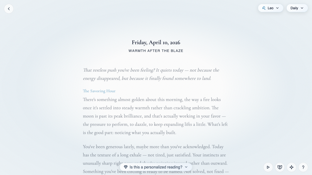 The wellness voice -- warm, no jargon